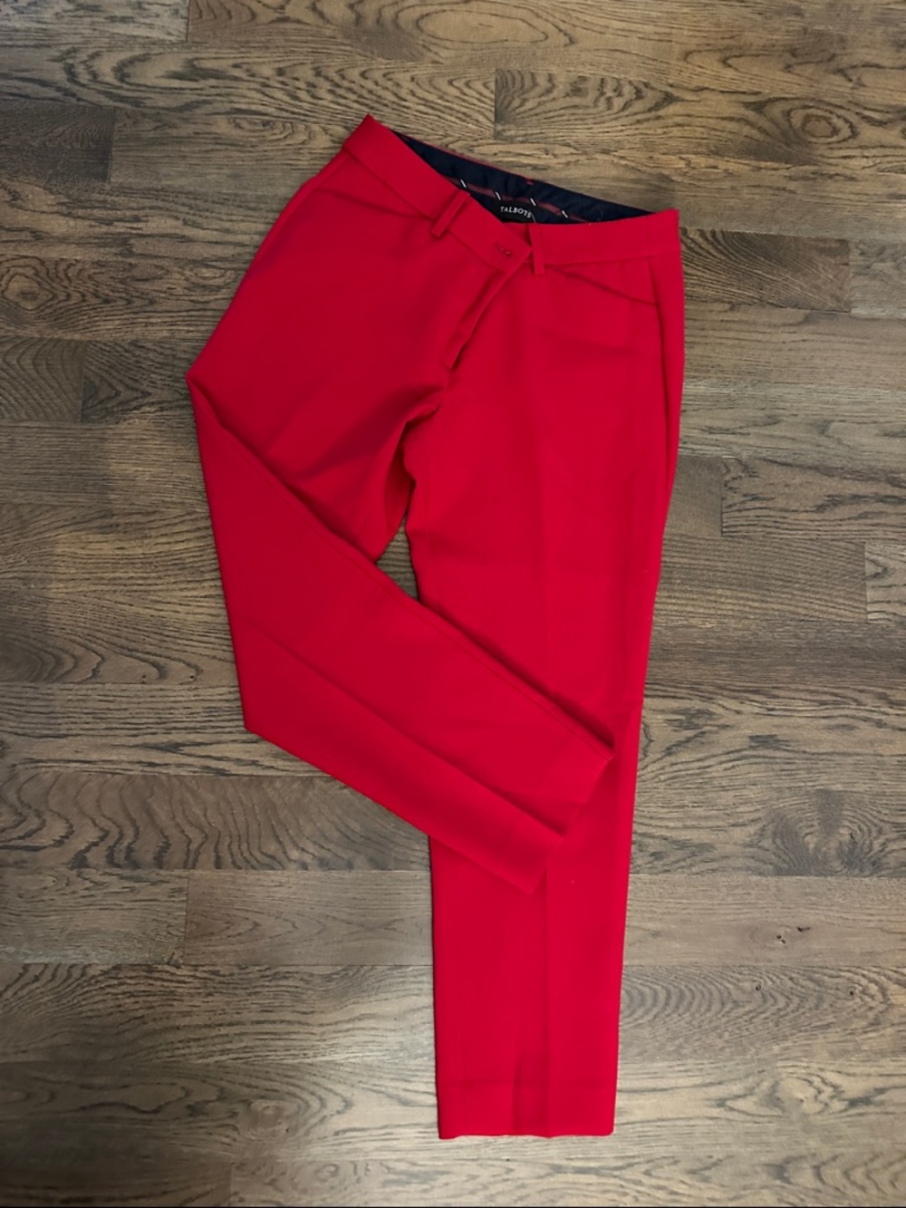 Talbots Bright Red Women’s Hampshire Ankle Dress Pants